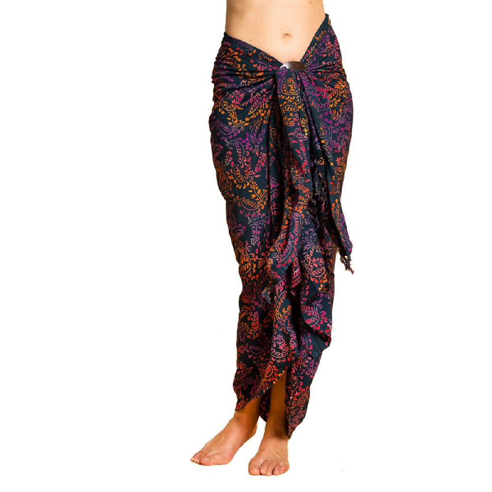 Panasiam Sarong Wachsbatik dunkle Designs VIP-Rabatte