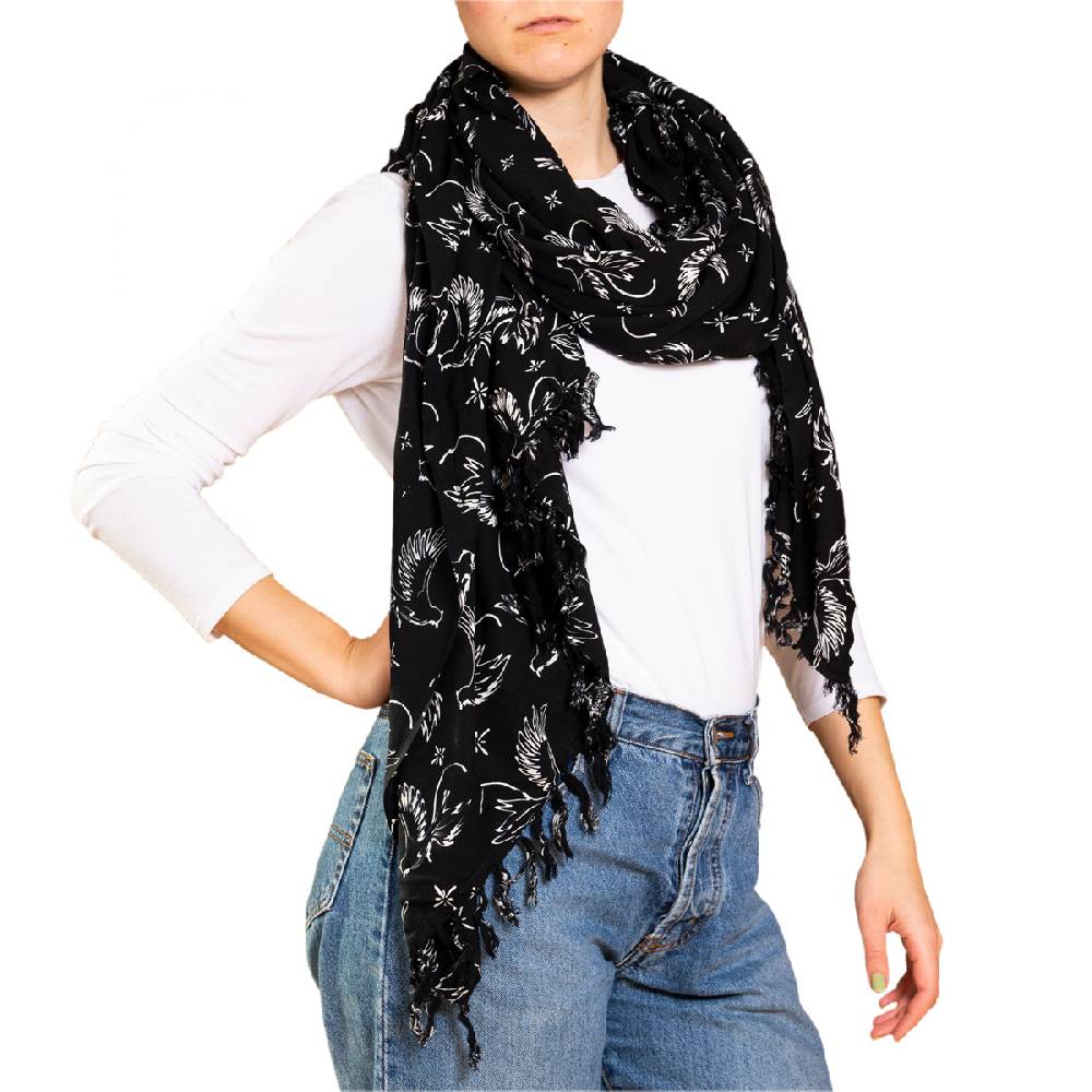 Panasiam Sarong Wachsbatik schwarz-weiß Tiefpreis