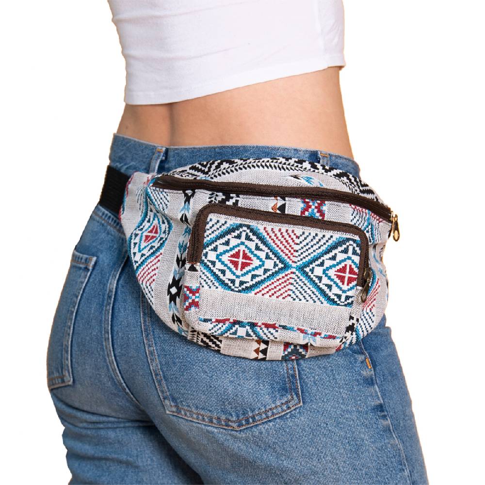 Panasiam Gürteltasche Webmuster Kostenlose Rückgabe