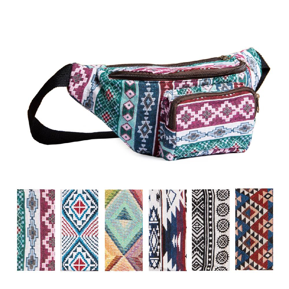 Panasiam Gürteltasche Webmuster Kostenlose Rückgabe