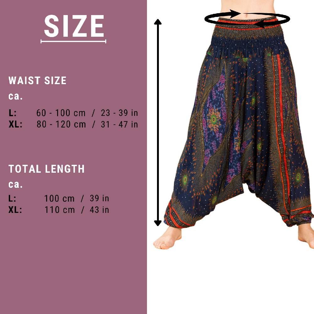 Panasiam Aladinhose Peacock Kostenloser Versand international
