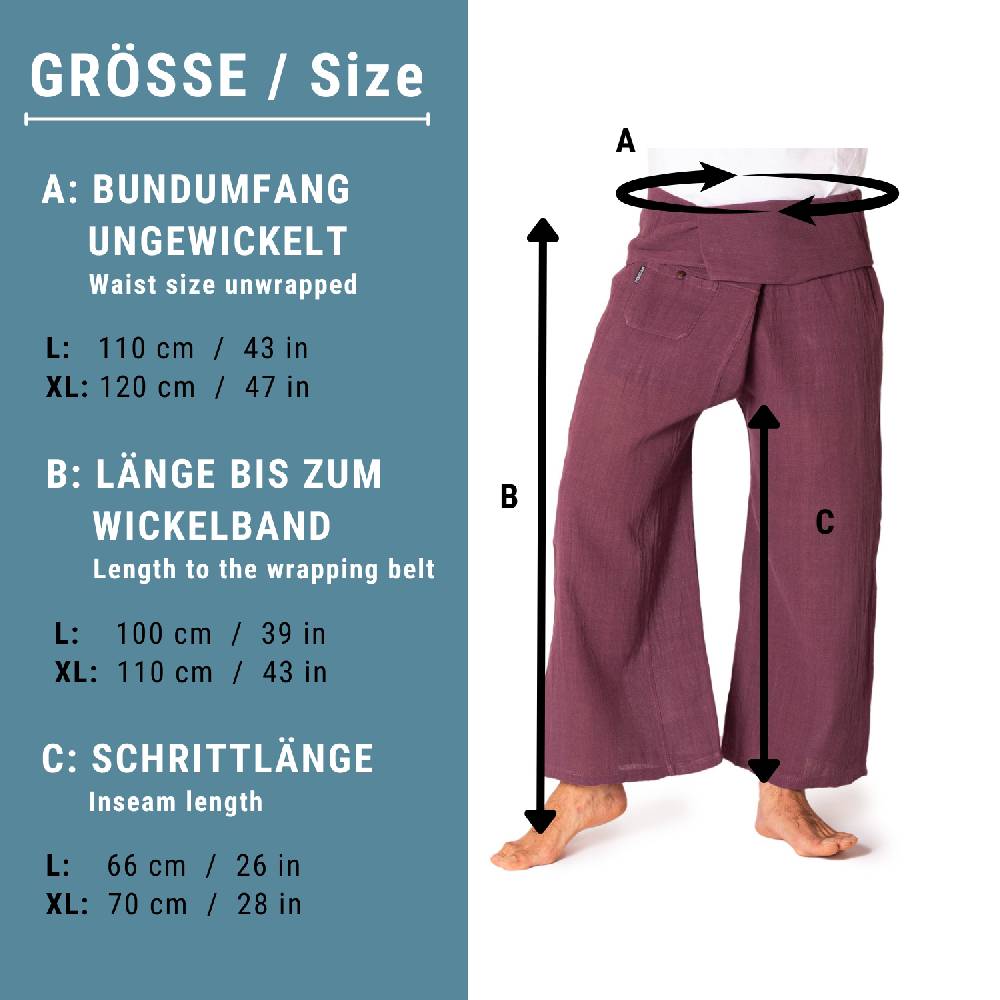 Panasiam Thai Fischerhose Handgewebt Begrenzt auf 3 Tage
