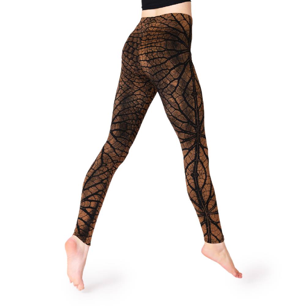 Panasiam Batik Leggings Blattmuster Black Friday Preise