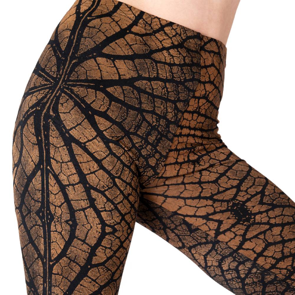 Panasiam Batik Leggings Blattmuster Black Friday Preise