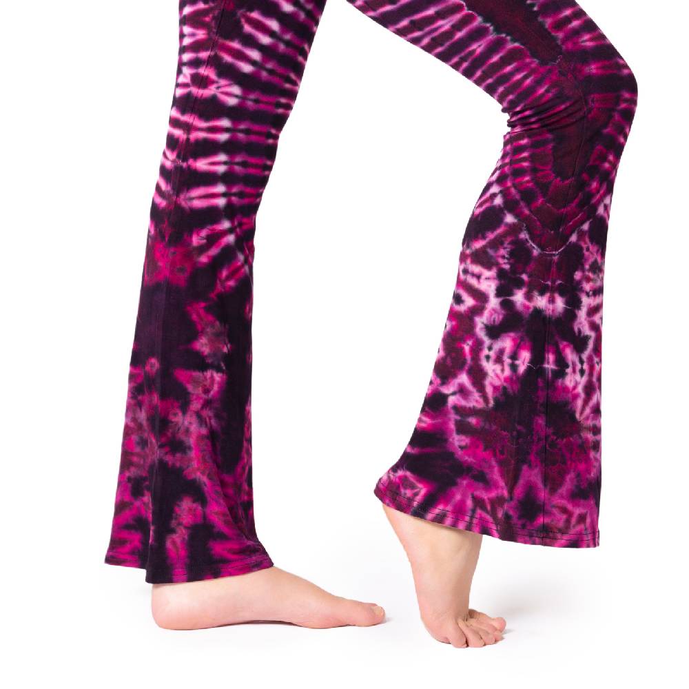 Panasiam Batik Leggings mit Schlag Zeitlich begrenztes Angebot