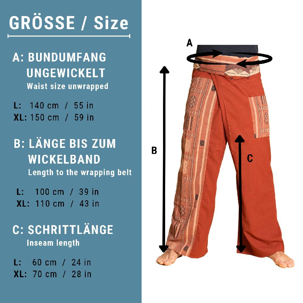 Panasiam Thai Fischerhose Webmuster Letzter Tag