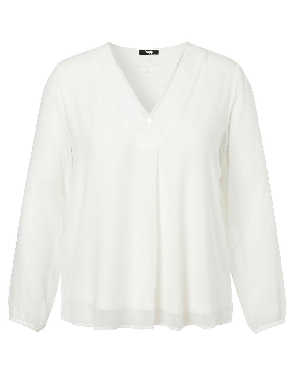 frapp Bluse mit V-Ausschnitt Kostenloser Versand international