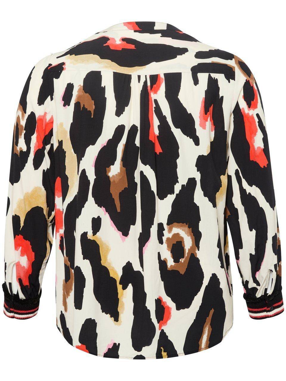 Via Appia Due Long-Bluse mit V-Ausschnitt Fabrikpreis