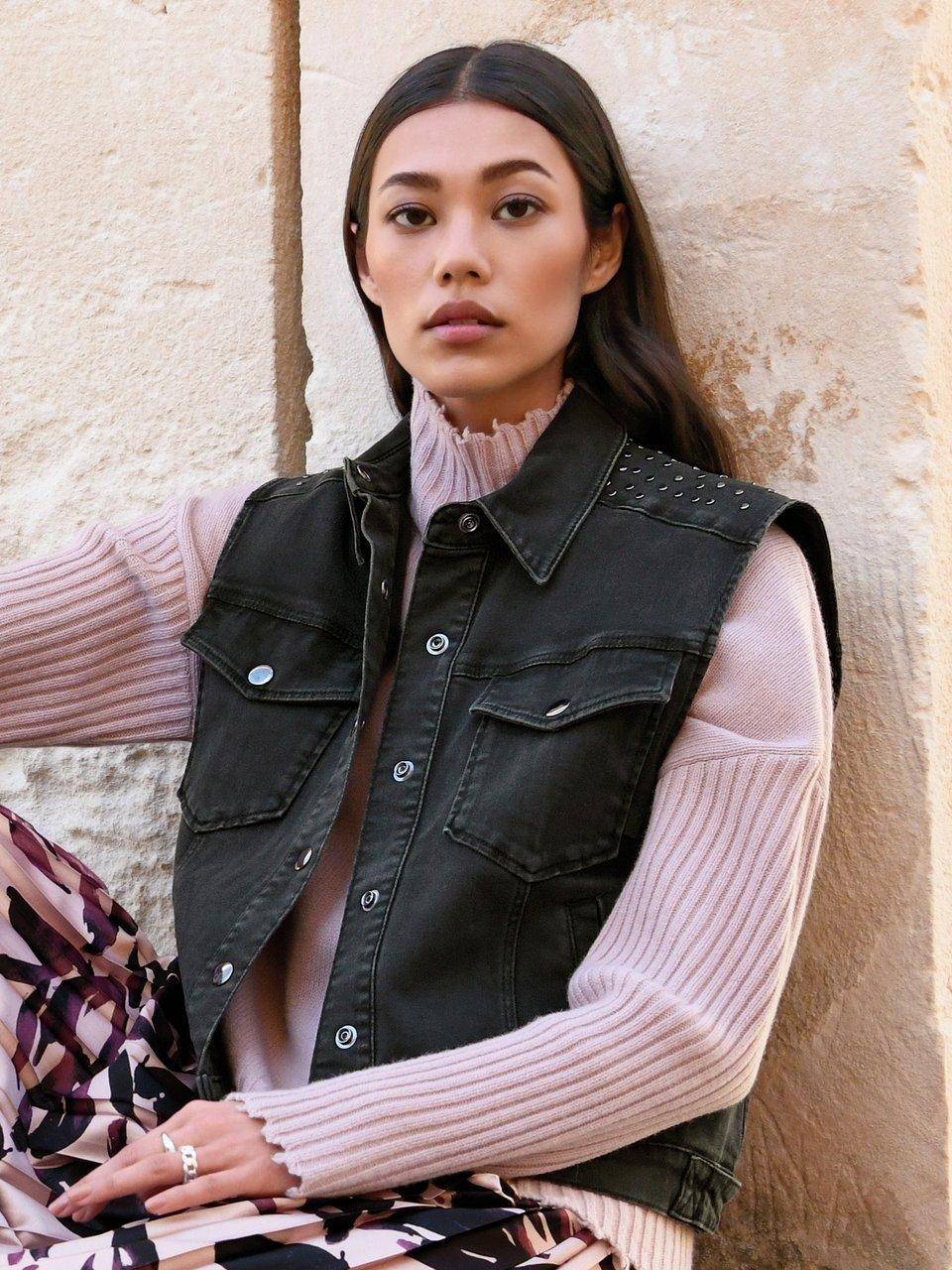 Andjel Jeansweste im Oversized-Style Muttertagsangebot