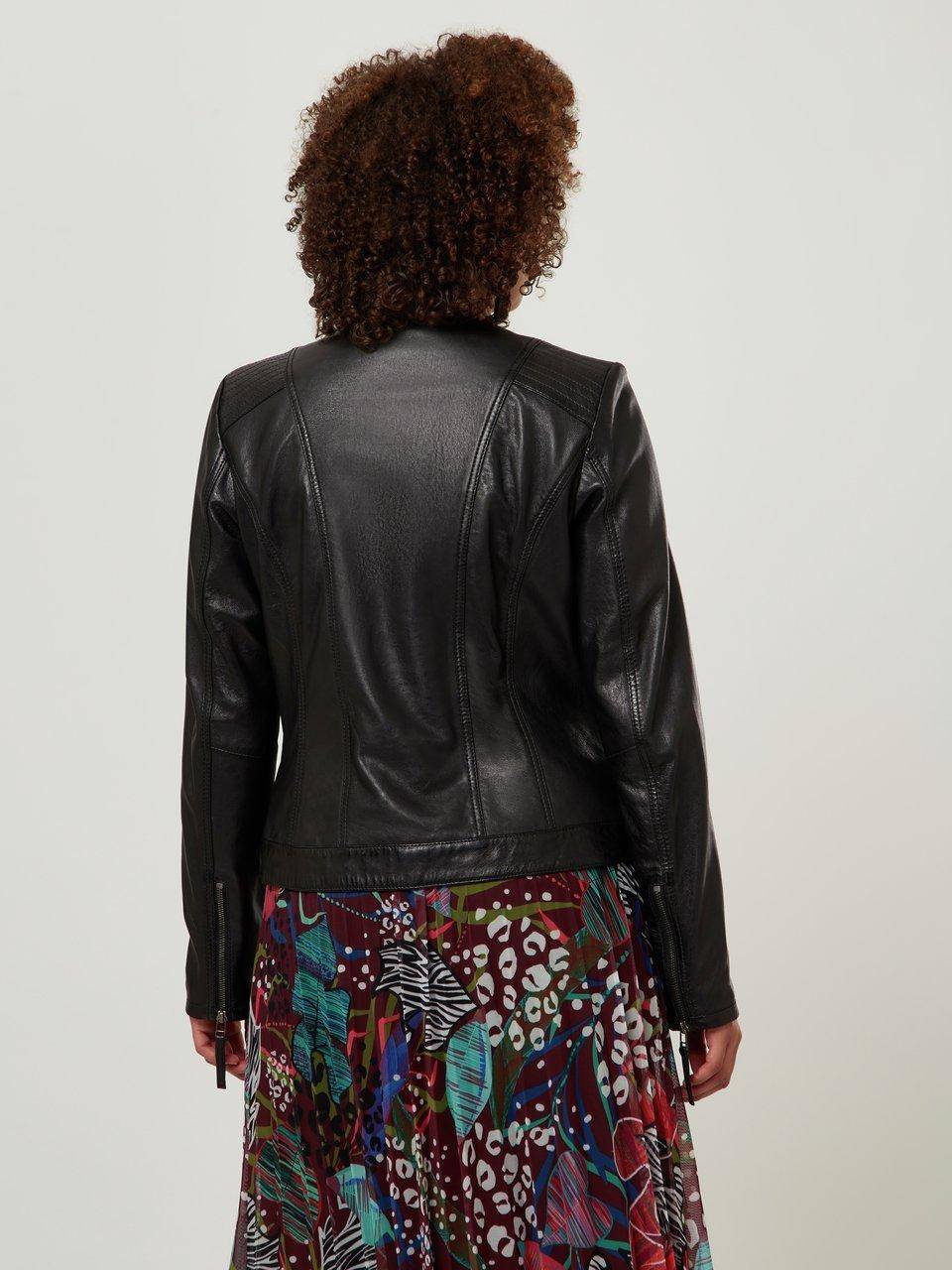 Emilia Lay Lederjacke Kostenloser Versand international