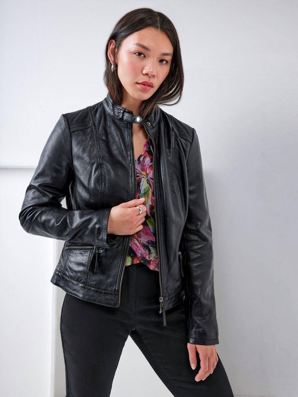 Emilia Lay Lederjacke Kostenloser Versand international