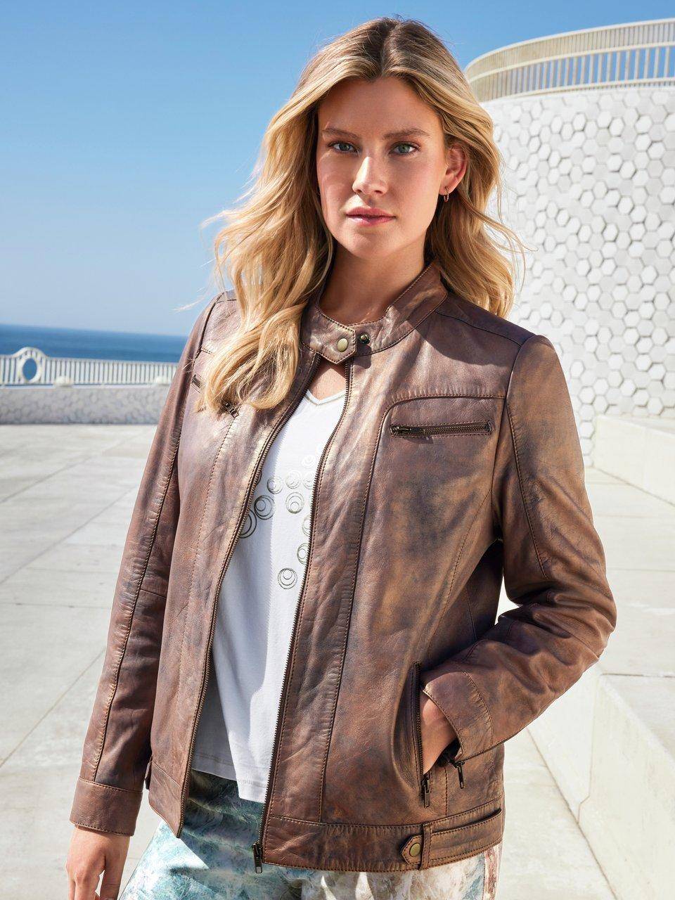 Emilia Lay Lederjacke Neueste Mode