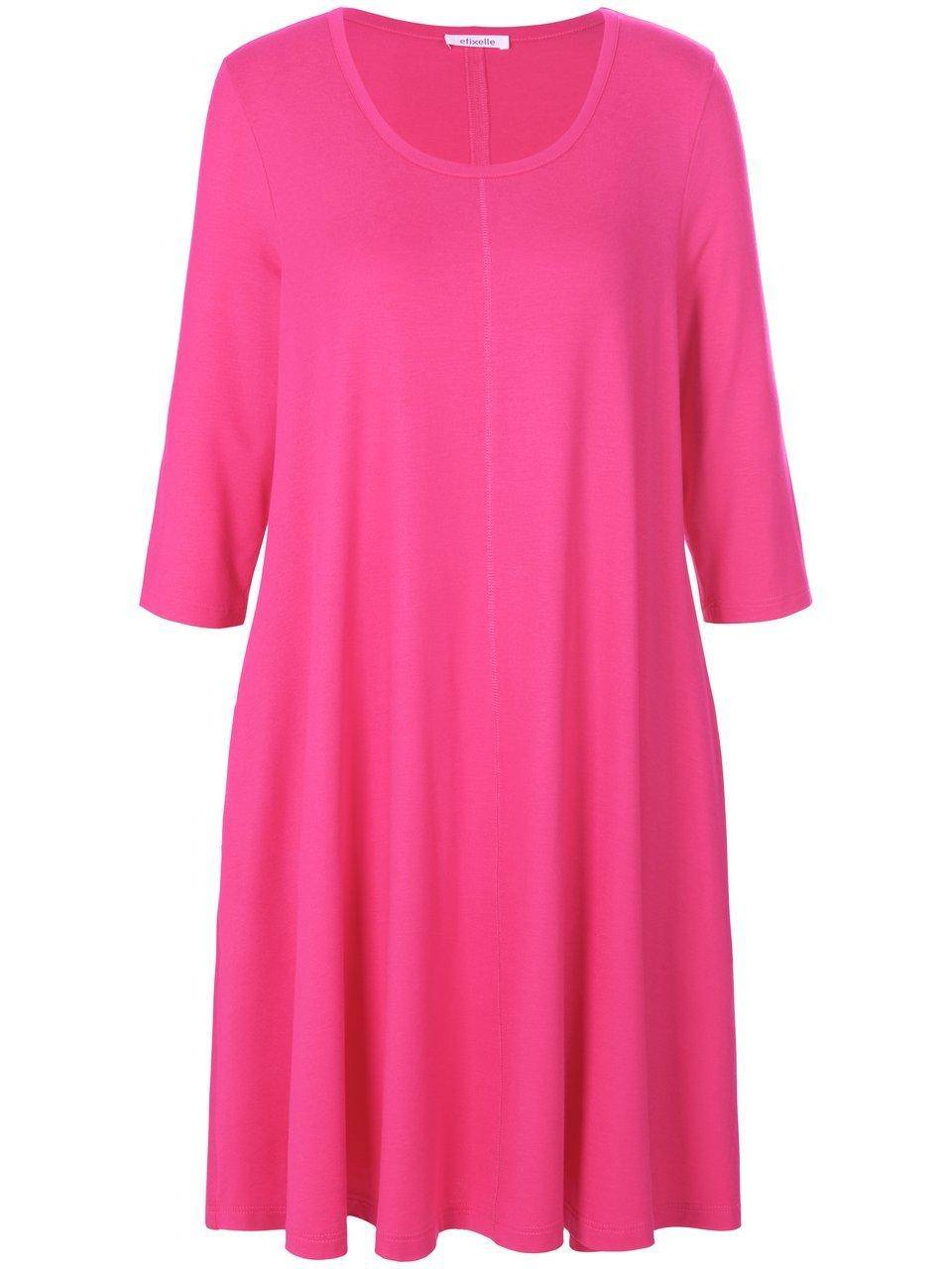 Efixelle Jersey-Kleid mit 3/4-Arm Letzte 3 Tage