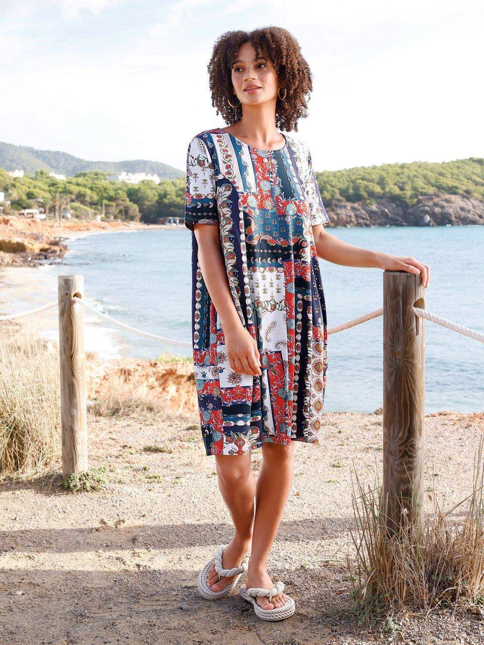 Green Cotton Jerseykleid Oda Vierteljährliche Förderung