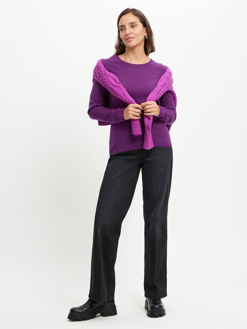 include Rundhals-Pullover aus Schurwolle und Kaschmir Online Shopping