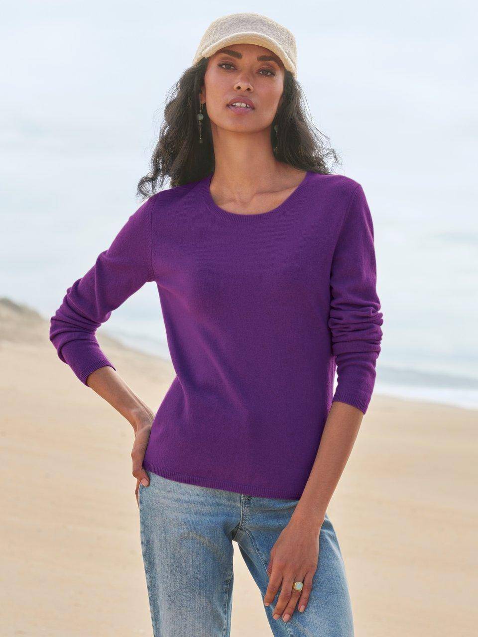 include Rundhals-Pullover aus Schurwolle und Kaschmir Online Shopping