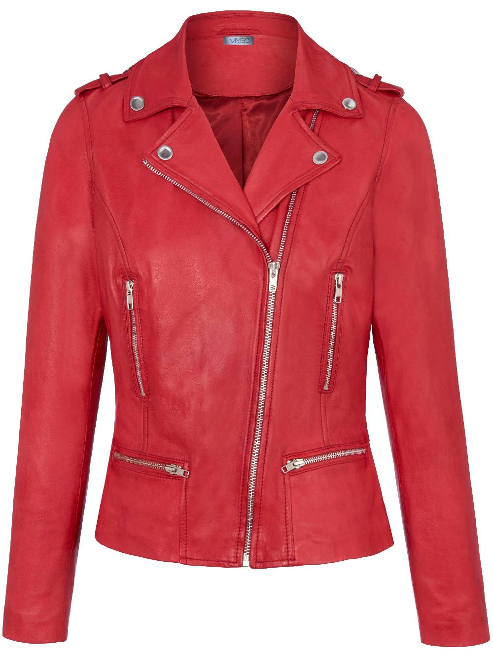 MYBC Lederjacke aus Lammnappaleder Kostenloser Versand international