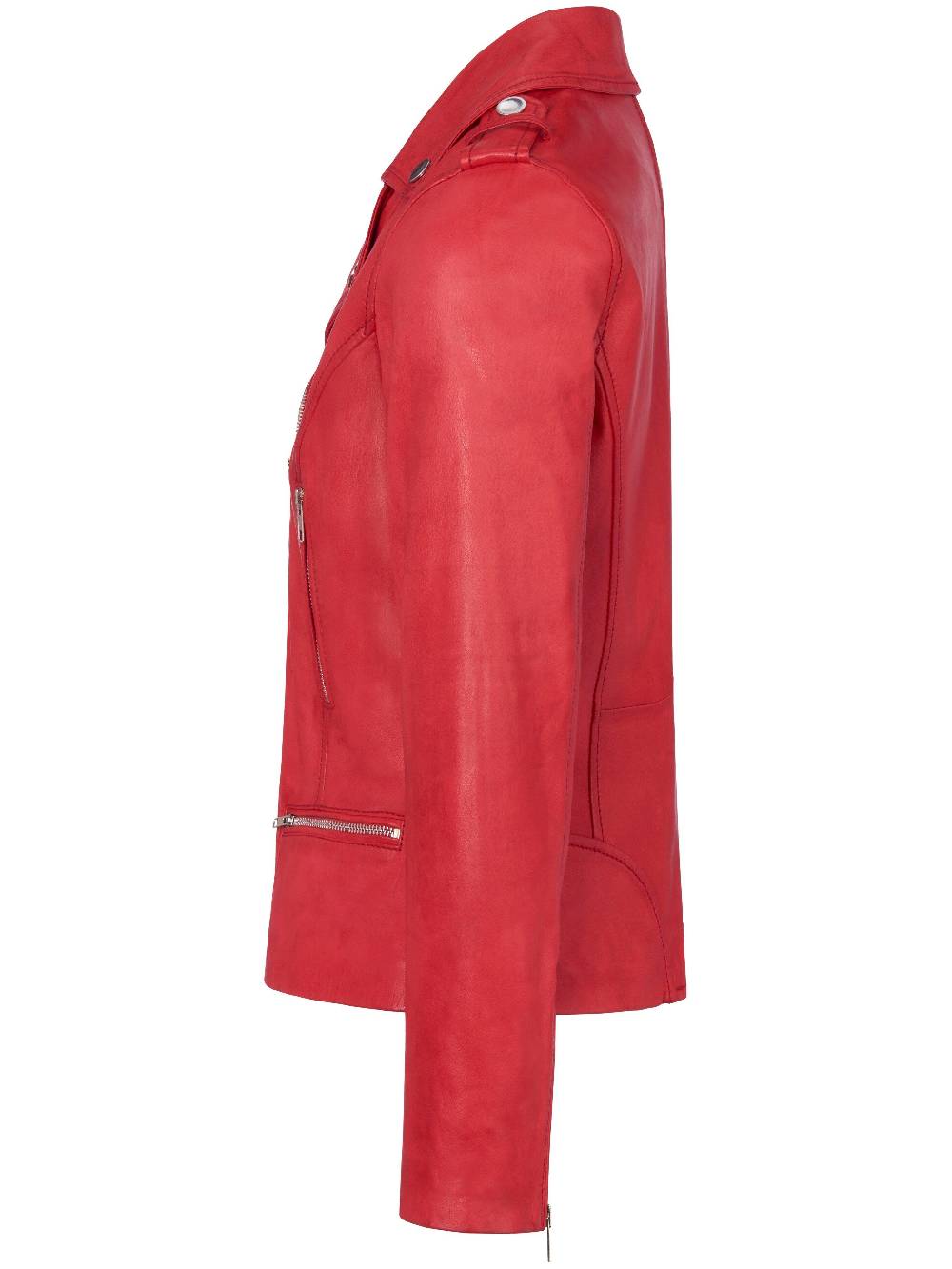 MYBC Lederjacke aus Lammnappaleder Kostenloser Versand international