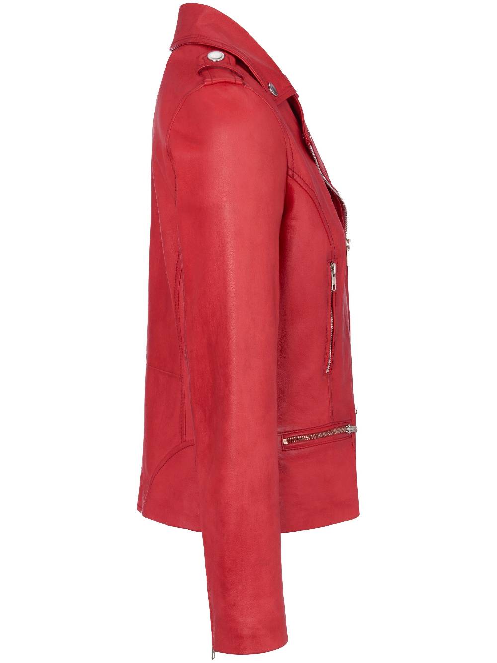 MYBC Lederjacke aus Lammnappaleder Kostenloser Versand international