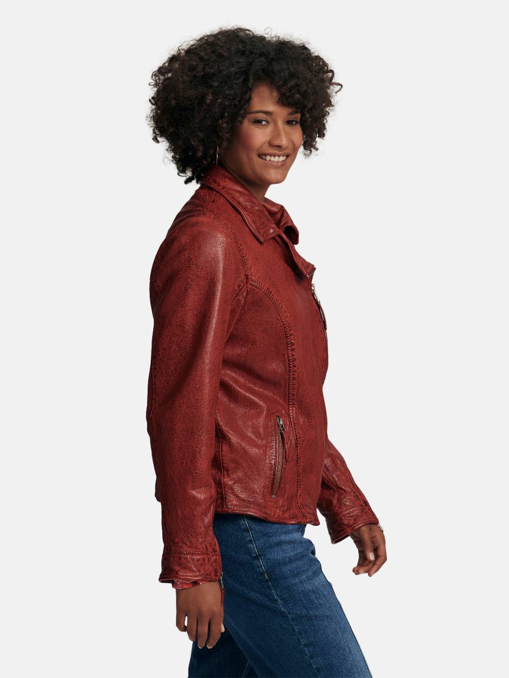 Emilia Lay Lederjacke Begrenzt auf 3 Tage