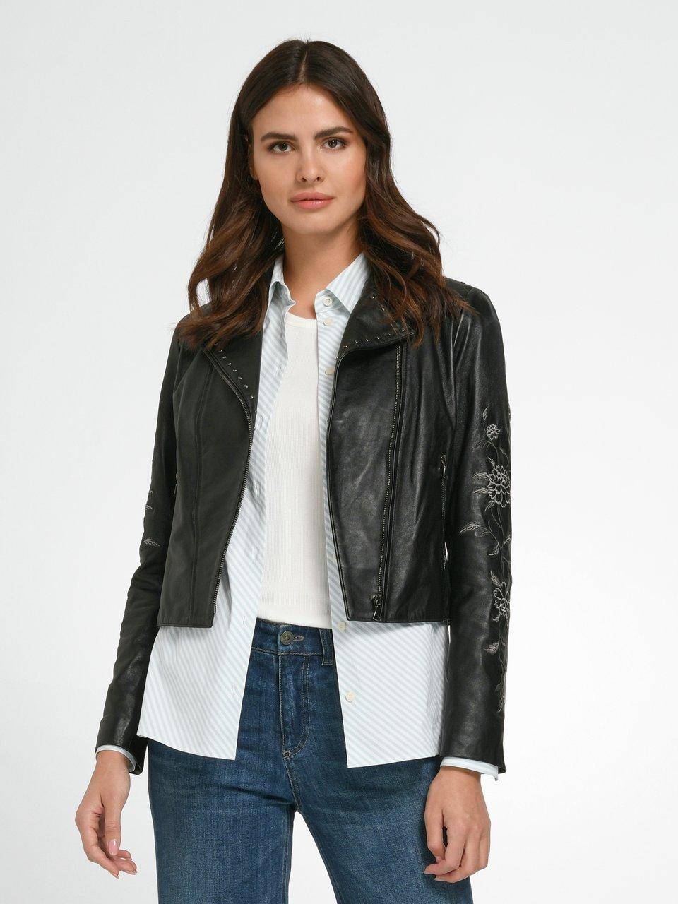 Andjel Lederjacke im Bikerstil Im Verkauf