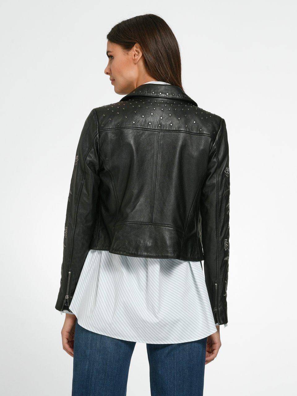 Andjel Lederjacke im Bikerstil Im Verkauf