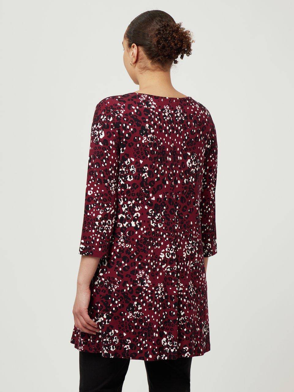 Emilia Lay Rundhals-Shirt mit 3/4-Arm Kostenloser Versand