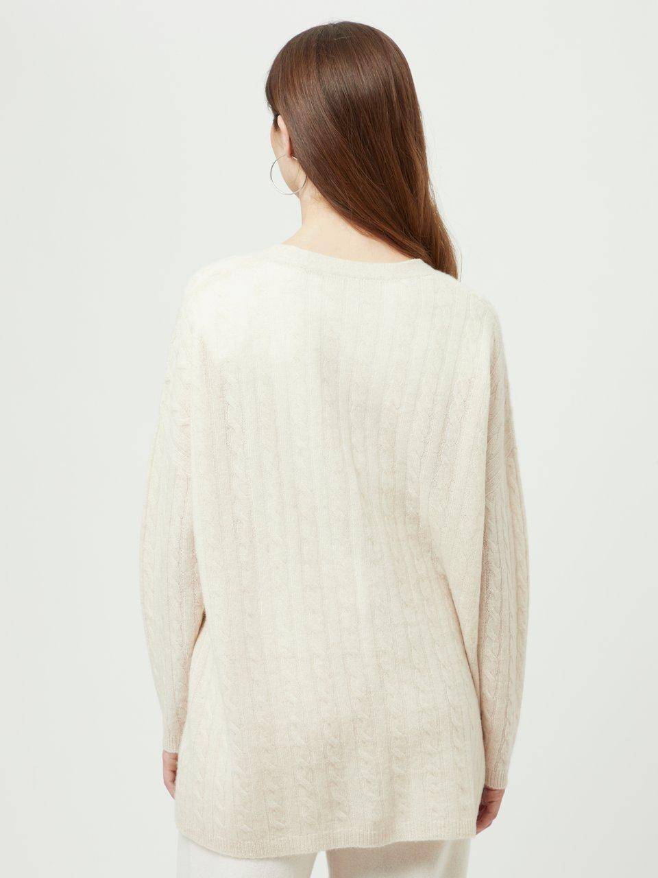 include Long-Strickjacke Große Rabatte