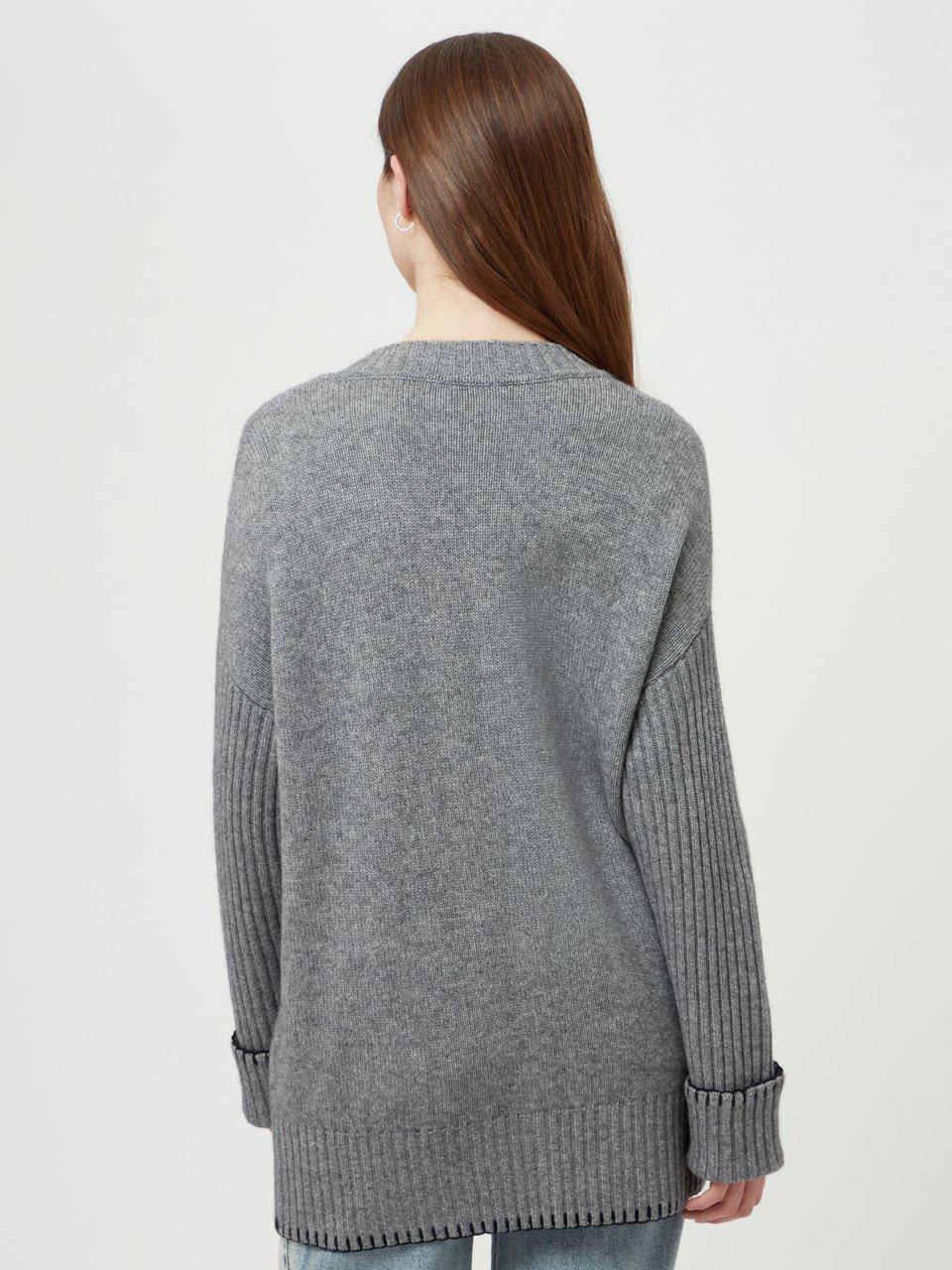 include Long-Strickjacke VIP-Rabatte
