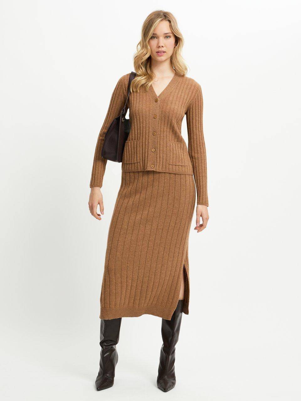 include Strickjacke aus Schurwolle und Kaschmir Kostenlose Rückgabe