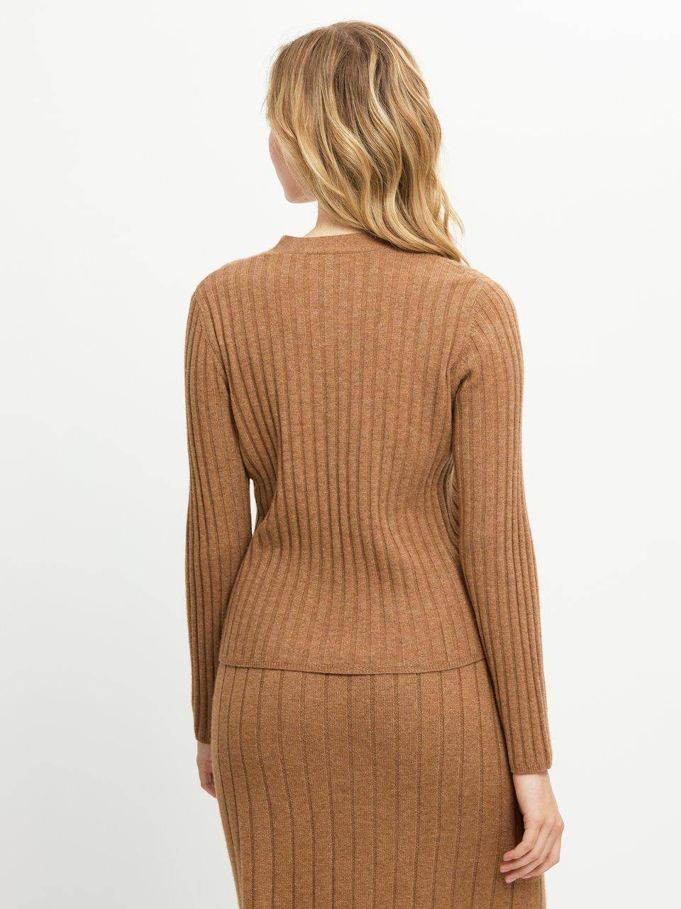include Strickjacke aus Schurwolle und Kaschmir Kostenlose Rückgabe