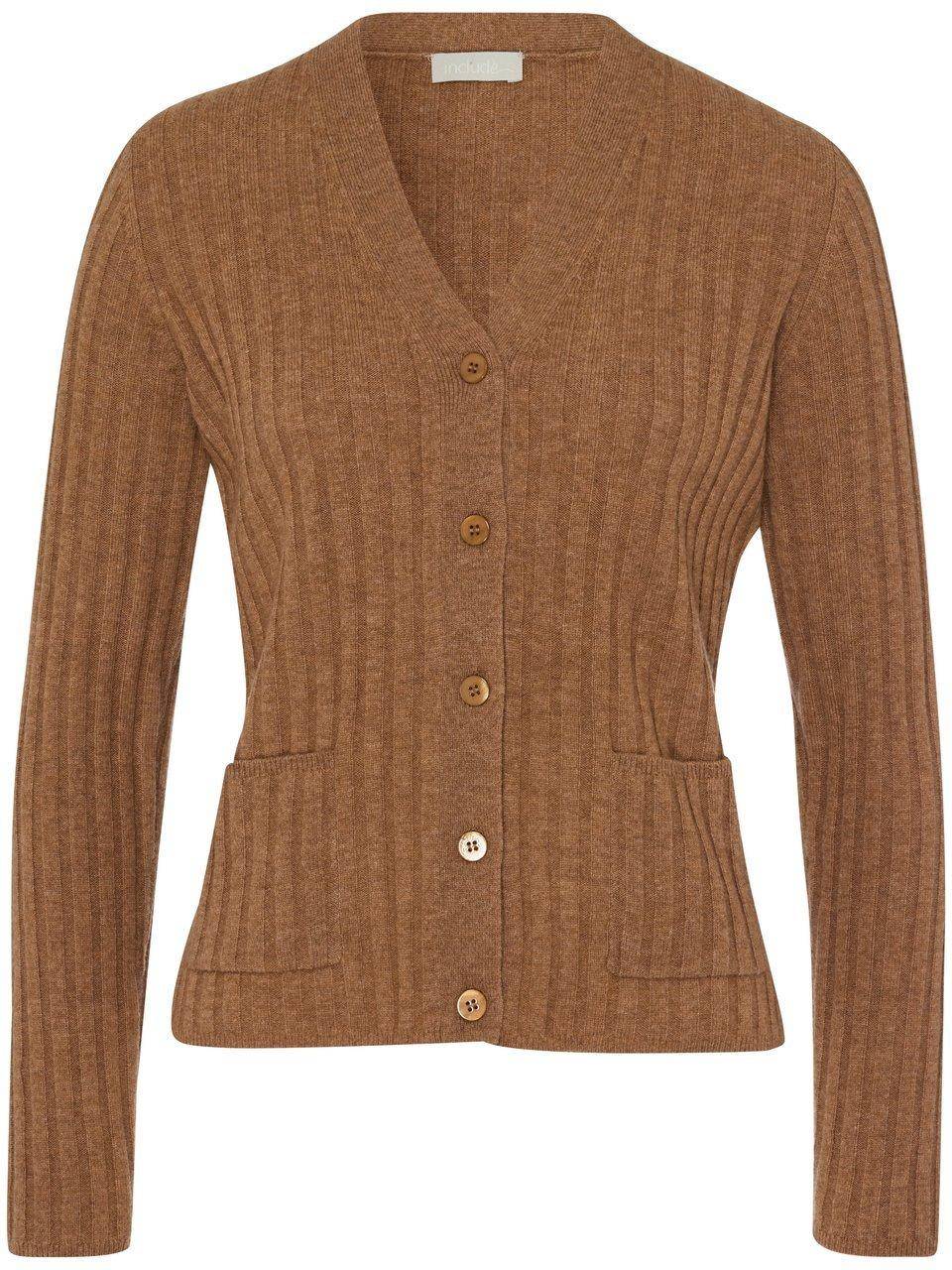 include Strickjacke aus Schurwolle und Kaschmir Kostenlose Rückgabe