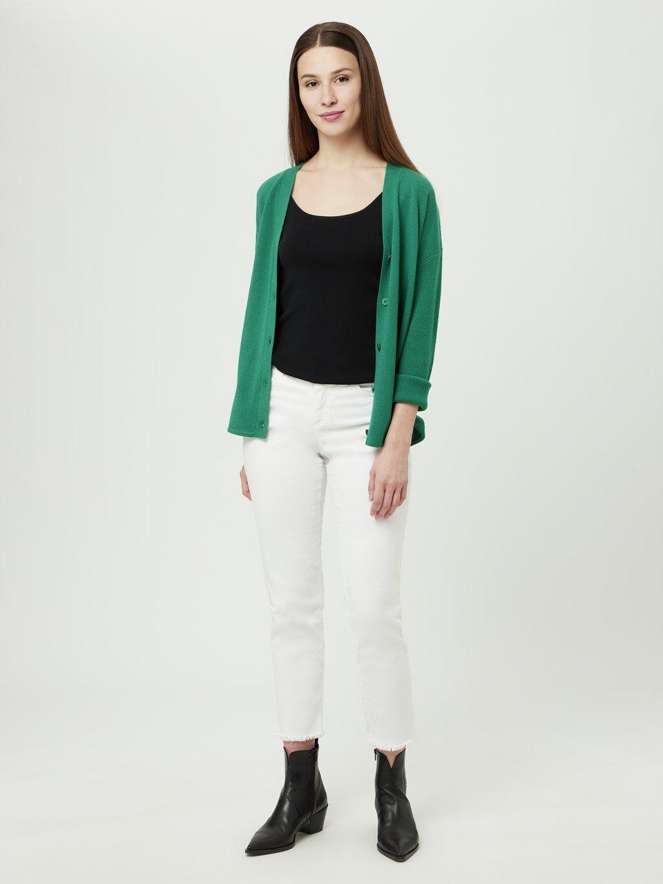 include Strickjacke aus Schurwolle und Kaschmir zollfrei
