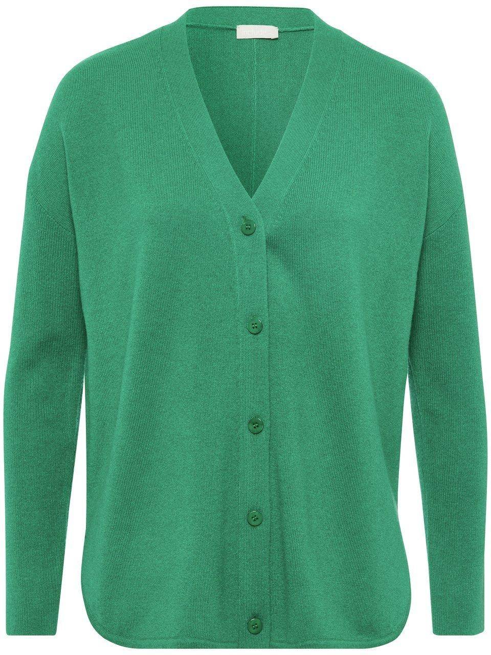 include Strickjacke aus Schurwolle und Kaschmir zollfrei