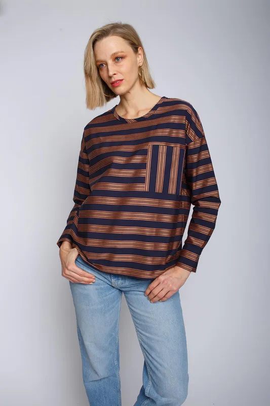 Risy & Jerfs Damenbluse tonno panna Saisonschlussverkauf