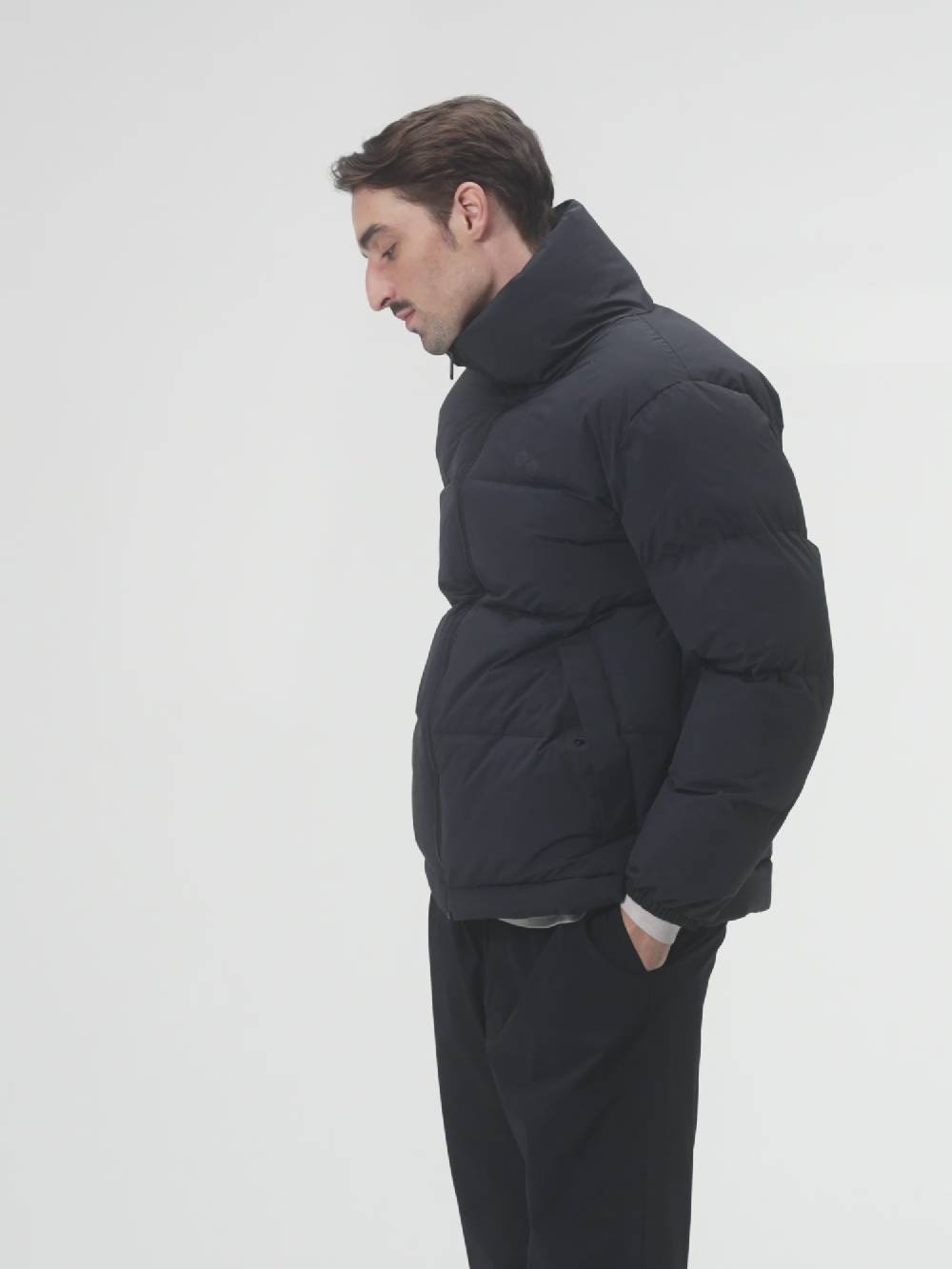 Pinqponq Puffer Jacket - Peat Black (Unisex) Letzte 2 Tage