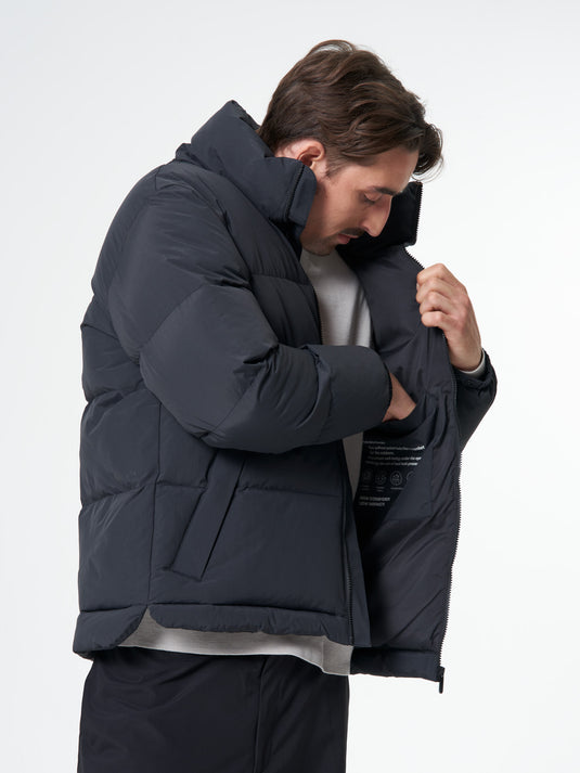 Pinqponq Puffer Jacket - Peat Black (Unisex) Letzte 2 Tage