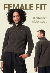 Pinqponq Fleece Jacket - Caramel Khaki (Female) Bis zu 50% Rabatt