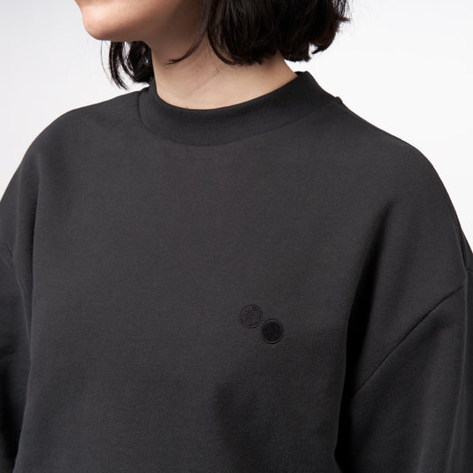 Pinqponq Sweatshirt - Peat Black (Unisex) Bis zu 60% Rabatt