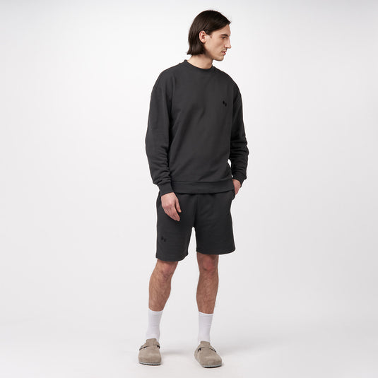 Pinqponq Sweatshort - Peat Black (Unisex) zollfrei