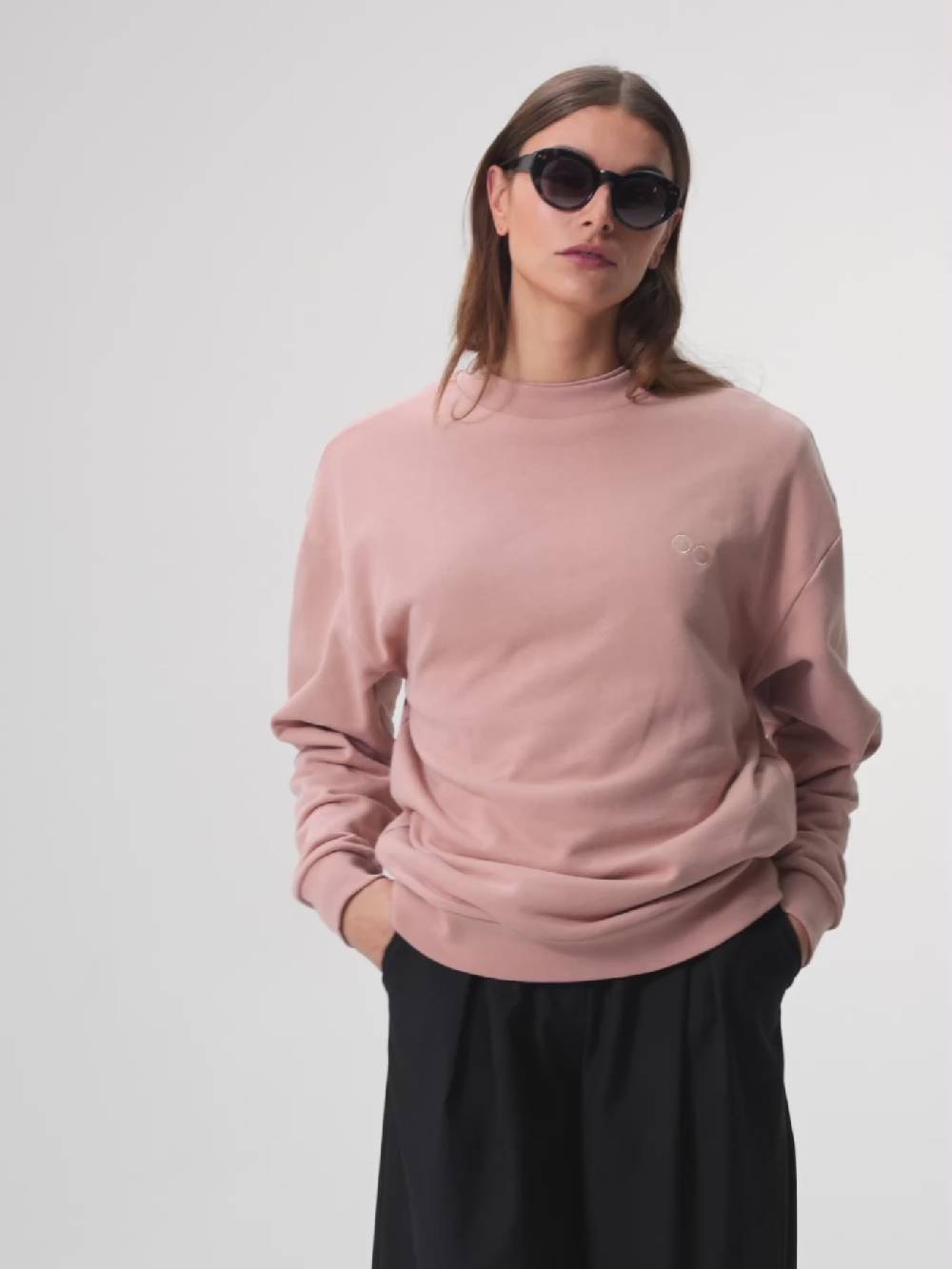 Pinqponq Sweatshirt - Ash Pink (Unisex) Online