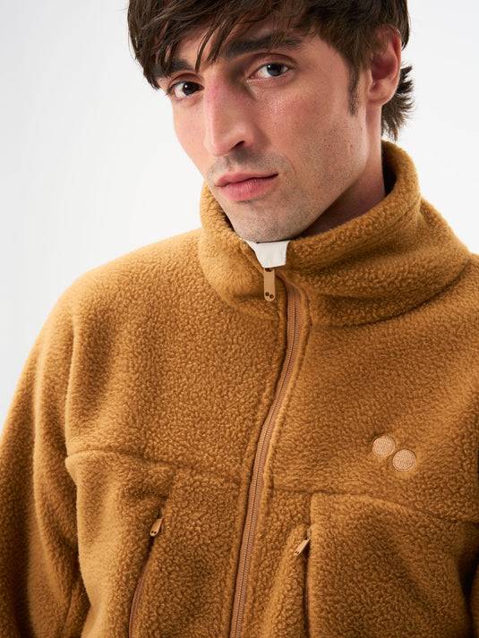 Pinqponq Fleece Jacket - Ginger Biscuit (Male) Limitierter Zeitrabatt