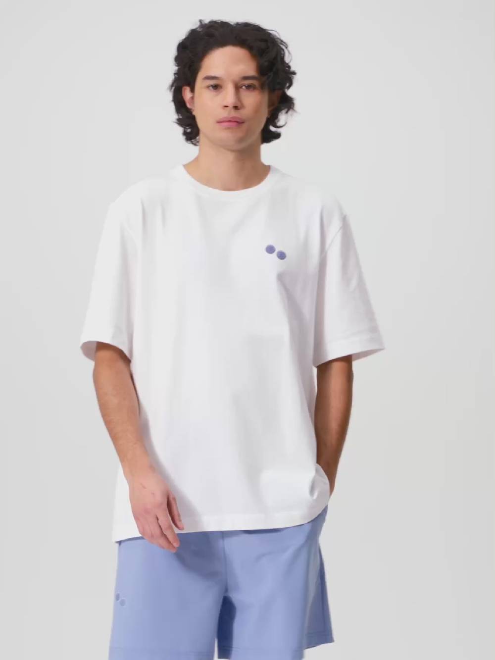 Pinqponq T-Shirt Cotton - Dandelion White Resort (Male) Sonderangebot
