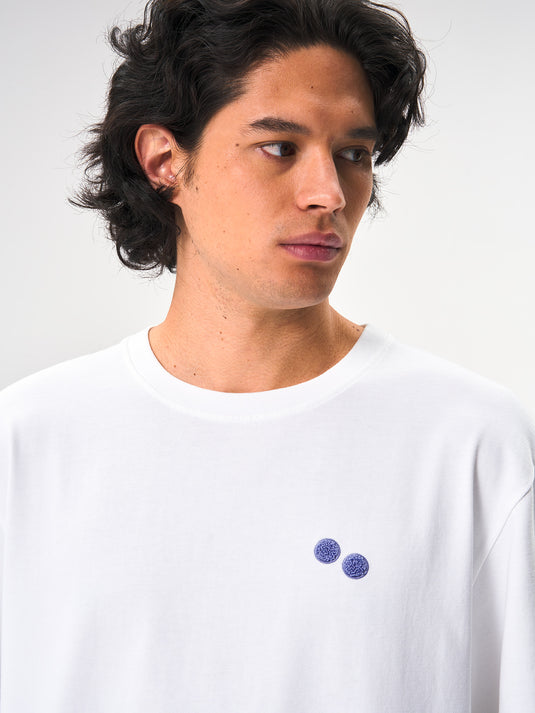 Pinqponq T-Shirt Cotton - Dandelion White Resort (Male) Sonderangebot