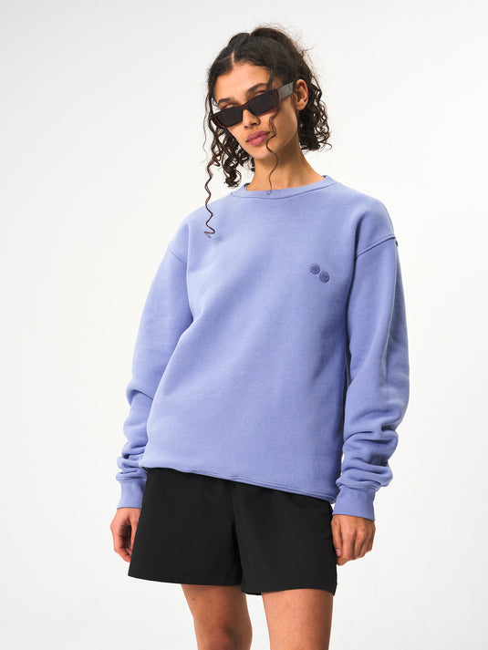 Pinqponq Sweatshirt Cotton - Pool Blue (Unisex) Günstig kaufen