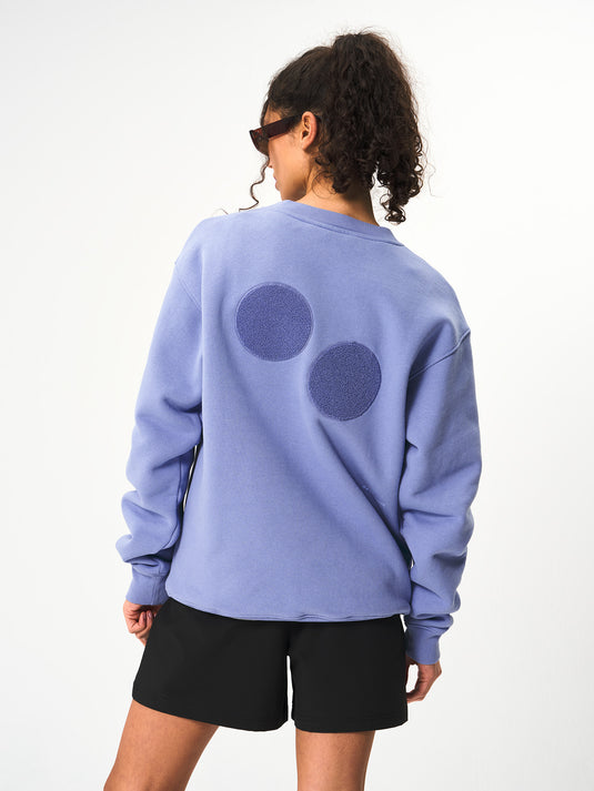 Pinqponq Sweatshirt Cotton - Pool Blue (Unisex) Günstig kaufen