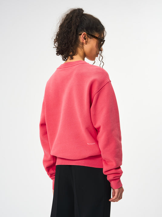 Pinqponq Sweatshirt Cotton - Watermelon Pink (Unisex) Begrenztes Angebot