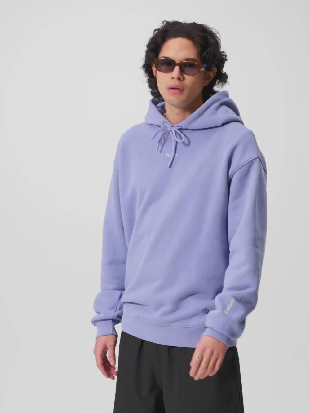 Pinqponq Hoodie Cotton - Pool Blue (Unisex) Online Shopping