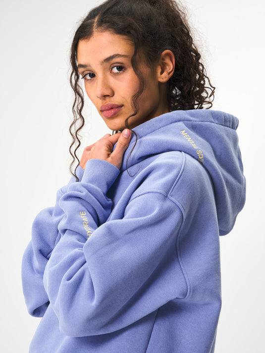 Pinqponq Hoodie Cotton - Pool Blue (Unisex) Online Shopping