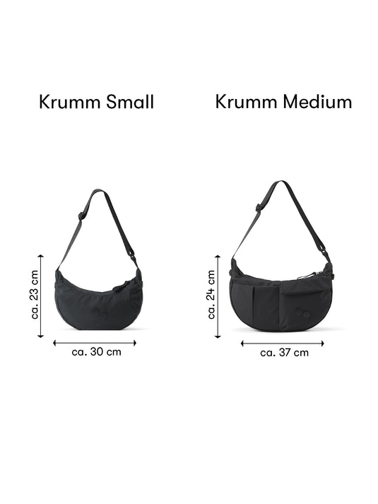 Pinqponq Krumm Medium - Crinkle Black Zeitlich begrenztes Angebot